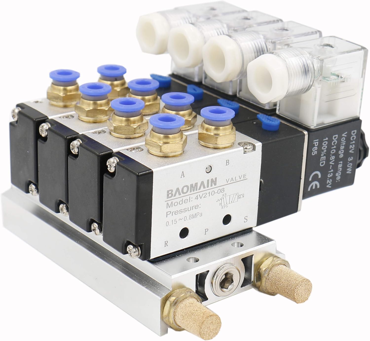 FSA Premium Line, Valvola Magnetica A 2 Vie In Ottone G 1/2", 24 V, CC, Viton NC, 10 Bar - Foto 6