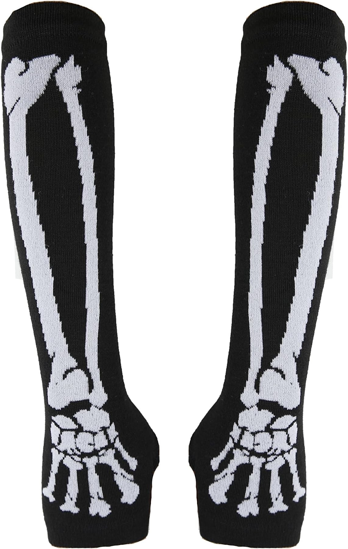 TIBOX Children's long-sleeved knit gloves Skull