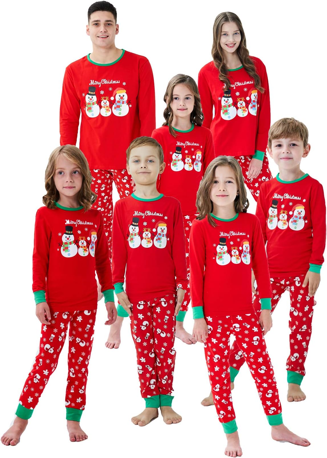 Matching Family Christmas Boys Girls Pajamas Striped/Bear Kids Sleepwear Halloween Pajamas