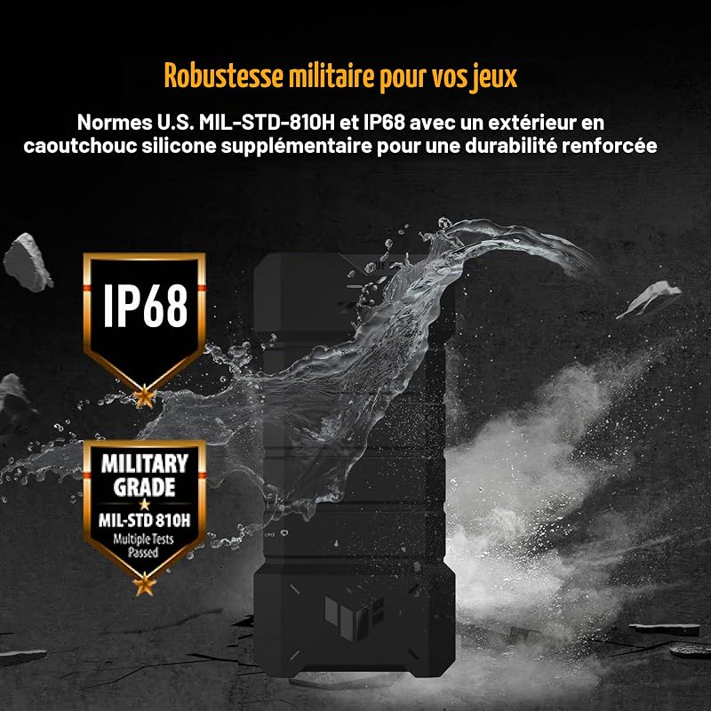 TUF Gaming A2 - Boîtier SSD USB-C 3.2 Gen 2x2, M.2 NVMe Externe