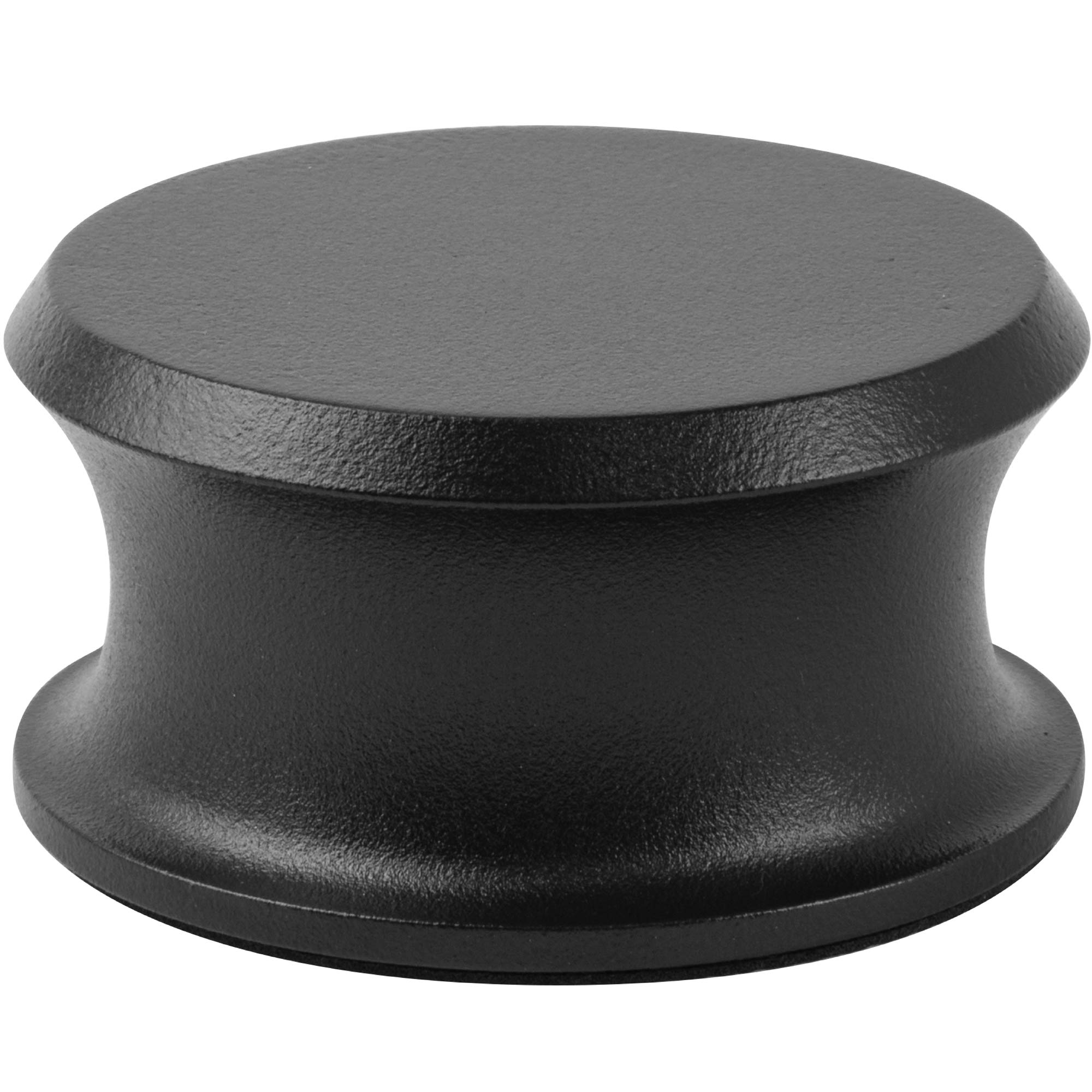 Hudson Hi-Fi BigBen Record Weight Stabilizer with Protective Leather Pad - Vinyl Turntable Weight - Durable & Stylish LP Stabilizer - Fits on Any Turntable - Black.