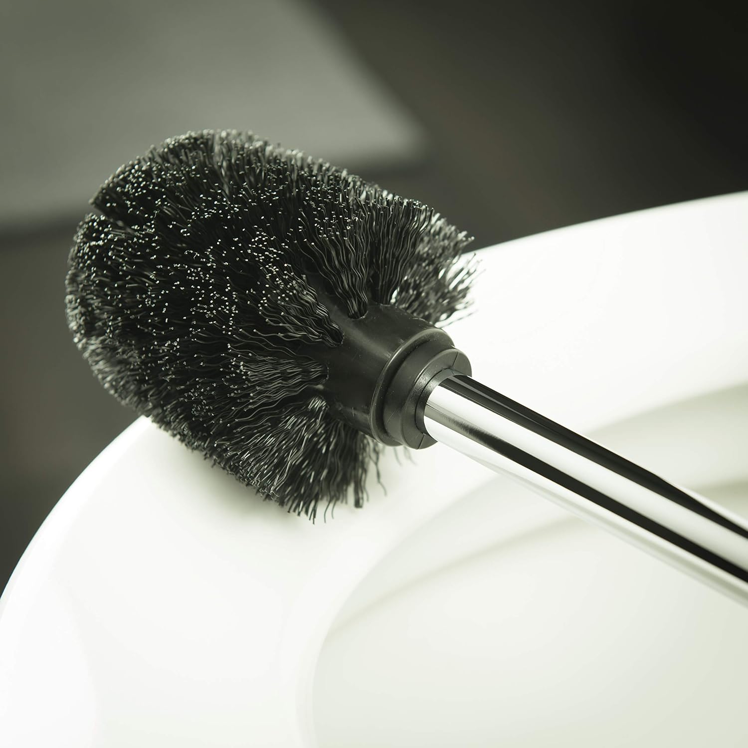 Tiger Toilet Brush Head Replacement Plastic Black Fits Various Tiger Series, universell - Image 3