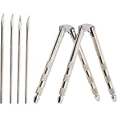 Chef Craft 21629-2PK Stainless Steel Set, 2 Nut Crackers and 4 Picks
