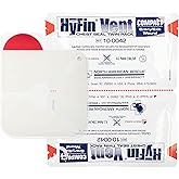 North American Rescue HyFin Vent Chest Seal (Twin Pack) NAR Vented Compact Chest Seals for Wounds, Trauma (10-0042)