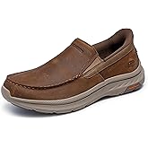 Skechers Men's USA Pollard - Osgood Dual Gore Leather Moc Toe Slip-Ins Loafer