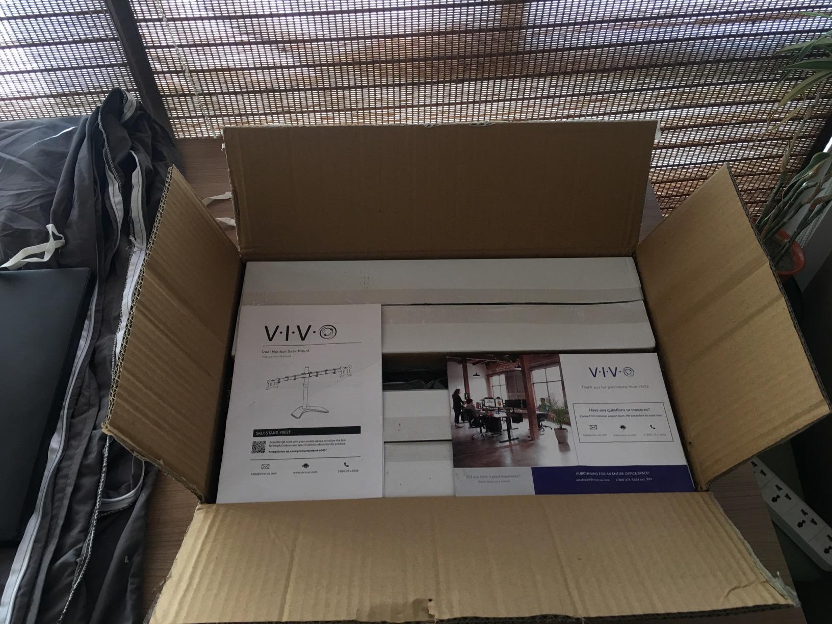 VIVO STAND-V012 table holder for 27 inch monitor
