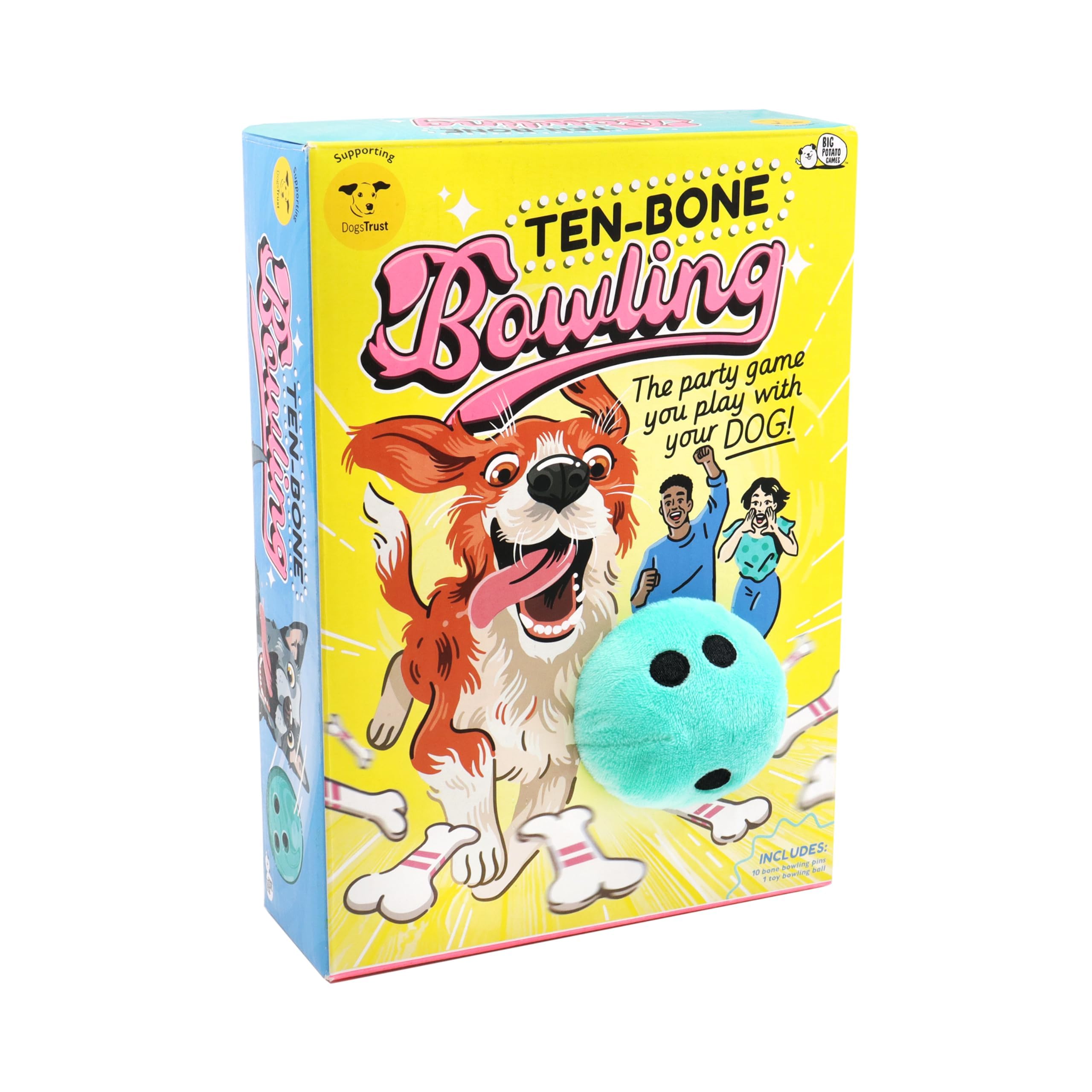 Ten Bone Bowling: A Party Game You Can Play With Your Dog! Board Games for Dogs for Dog Lovers