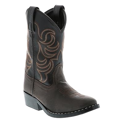 Smoky Mountain Kids' Hopalong Leather Round U Toe Boot