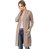 Cielo Women's Long Sleeve Sweater Duster Cardigan