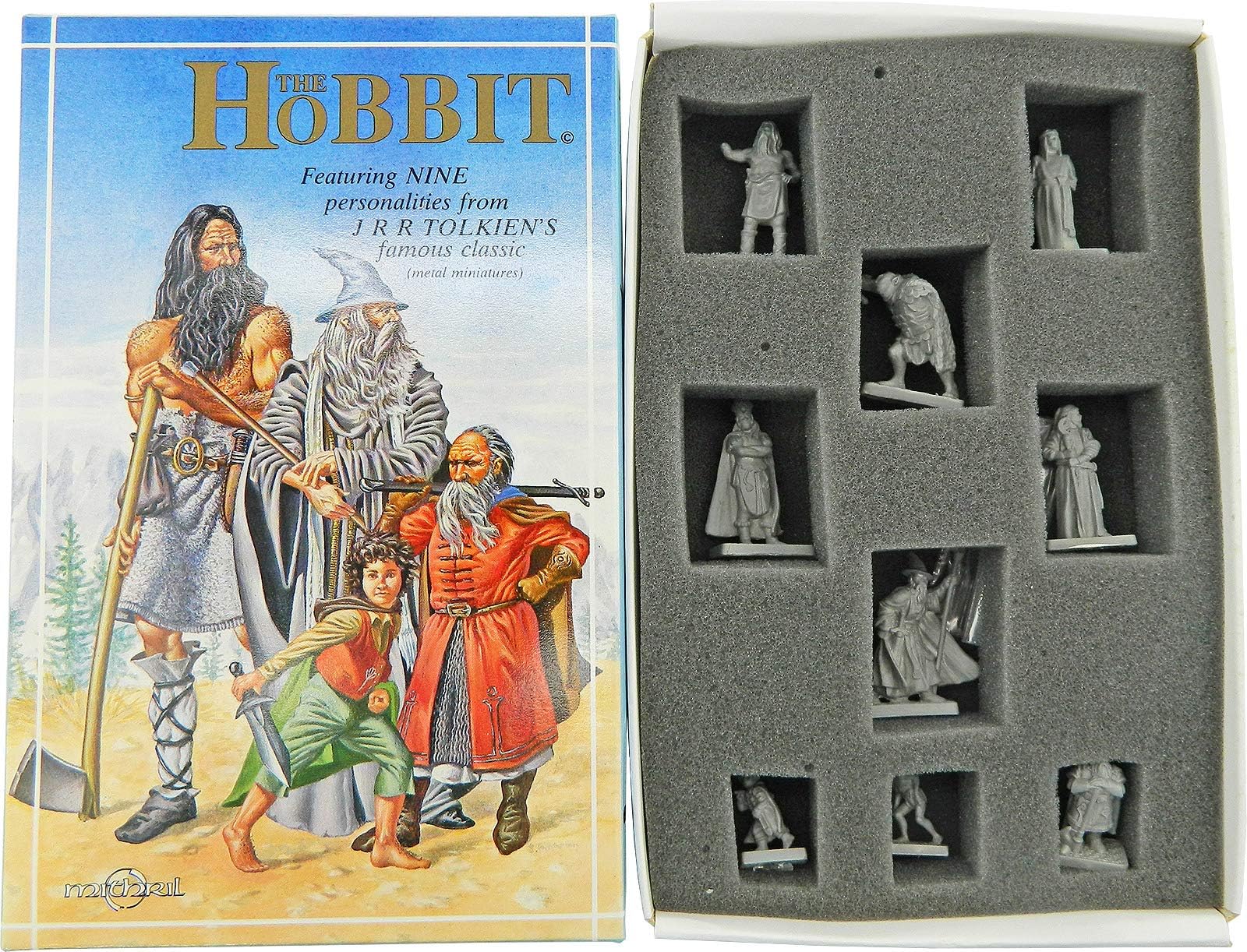 Mithril Miniatures The Hobbit Box Set MB685-9x 32mm Scale Collectible Metal figures