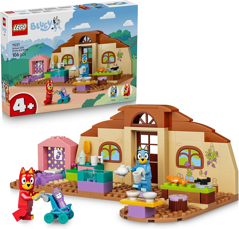 LEGO Bluey School with Rusty and Bluey Educational Toy