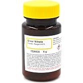 ACS-Grade Silver Nitrate Reagent Crystals, 5g - The Curated Chemical Collection