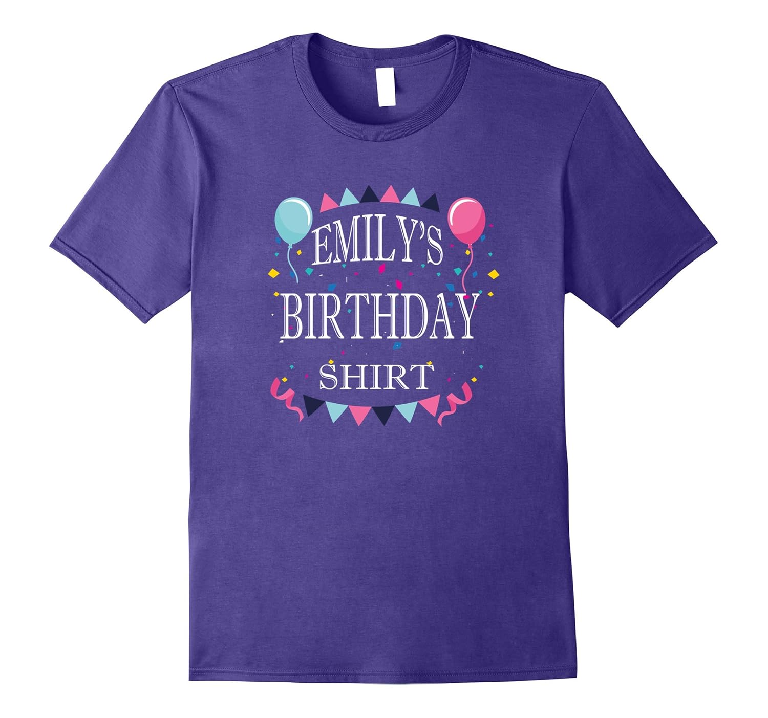 Emily Birthday Fun Girls Party Drinking Celebration T-Shirt-Rose