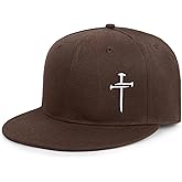 Christian Hats for Men Women - Cross Faith Flat Snapcback Hats - Religious Gifts for Thanksgiving Christmas