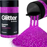 Hemway Fuchsia Pink Glitter Shaker 130g Microfine Resin Epoxy Craft Glitter