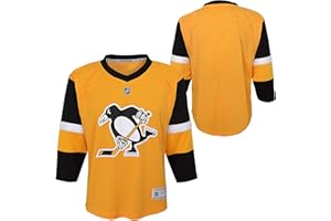 OuterStuff Pittsburgh Penguins NHL Alternate Blank Replica Yellow Jersey Youth Sizes