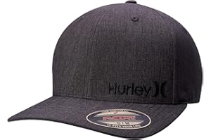 Hurley Men's Baseball Cap - Flexfit Curve Bill Fitted Trucker Hat for Men (S-XL)
