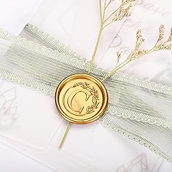 Yoption Letter Wax Seal Kit, Vintage Initial