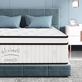 Thctvous King Size Hybrid Mattresses 12 Inch, Firm Memory Foam Mattress with Extra Thick Comfort Layer for Pressure Relief, Individually Pocket Coils Springs | Motion Isolating| Certipur-US Certified