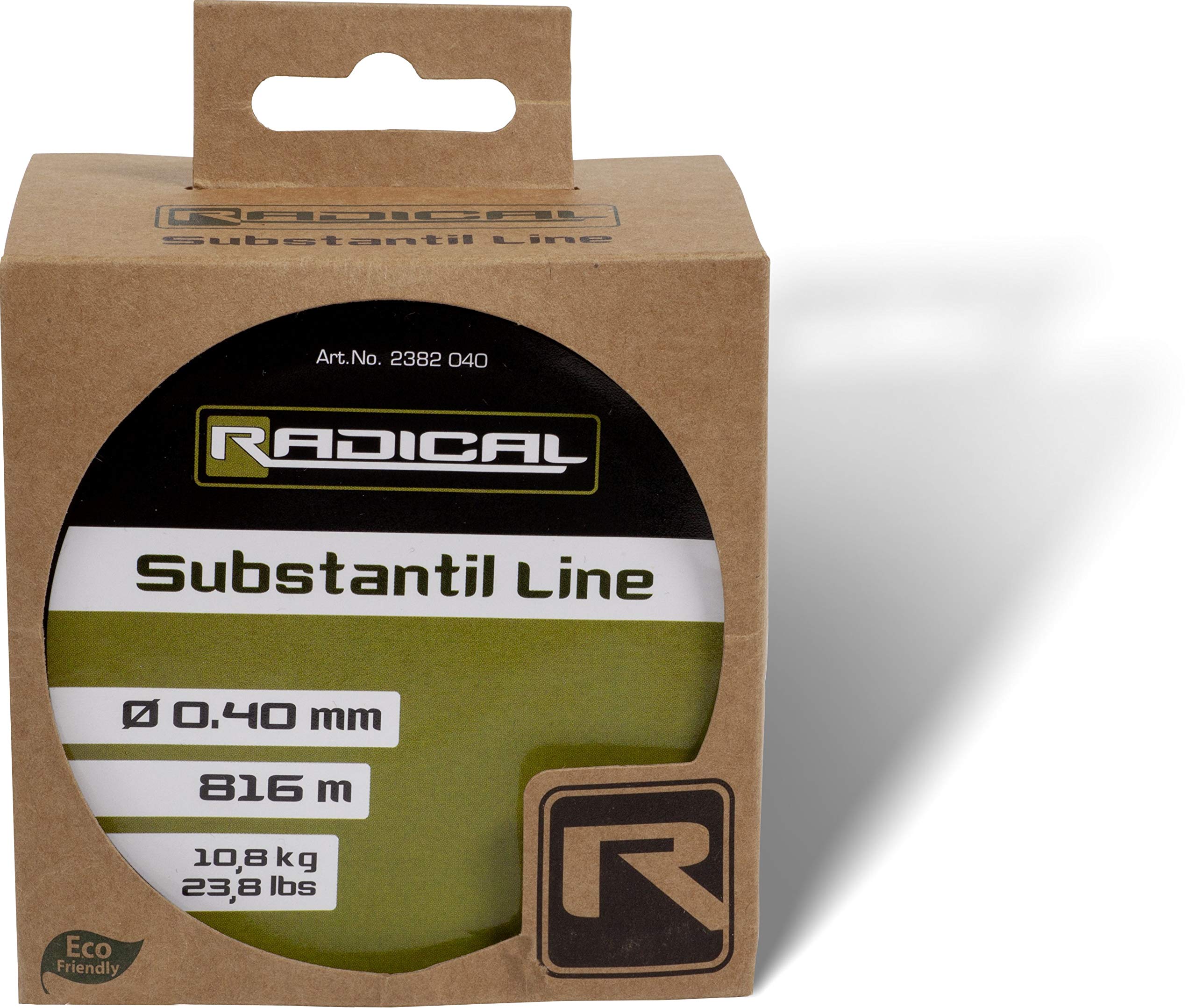Radical Substantil Line Diameter 0.30 mm 1450 m 8.00 kg 16.50 lbs Transparent Green 1450 m