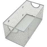 YBM Home Wire Mesh Storage Basket Organizer for CD and DVDs