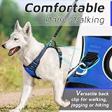 Eagloo Large Dog Harness No Pull Front Back Clips Reflective Breathable view 4