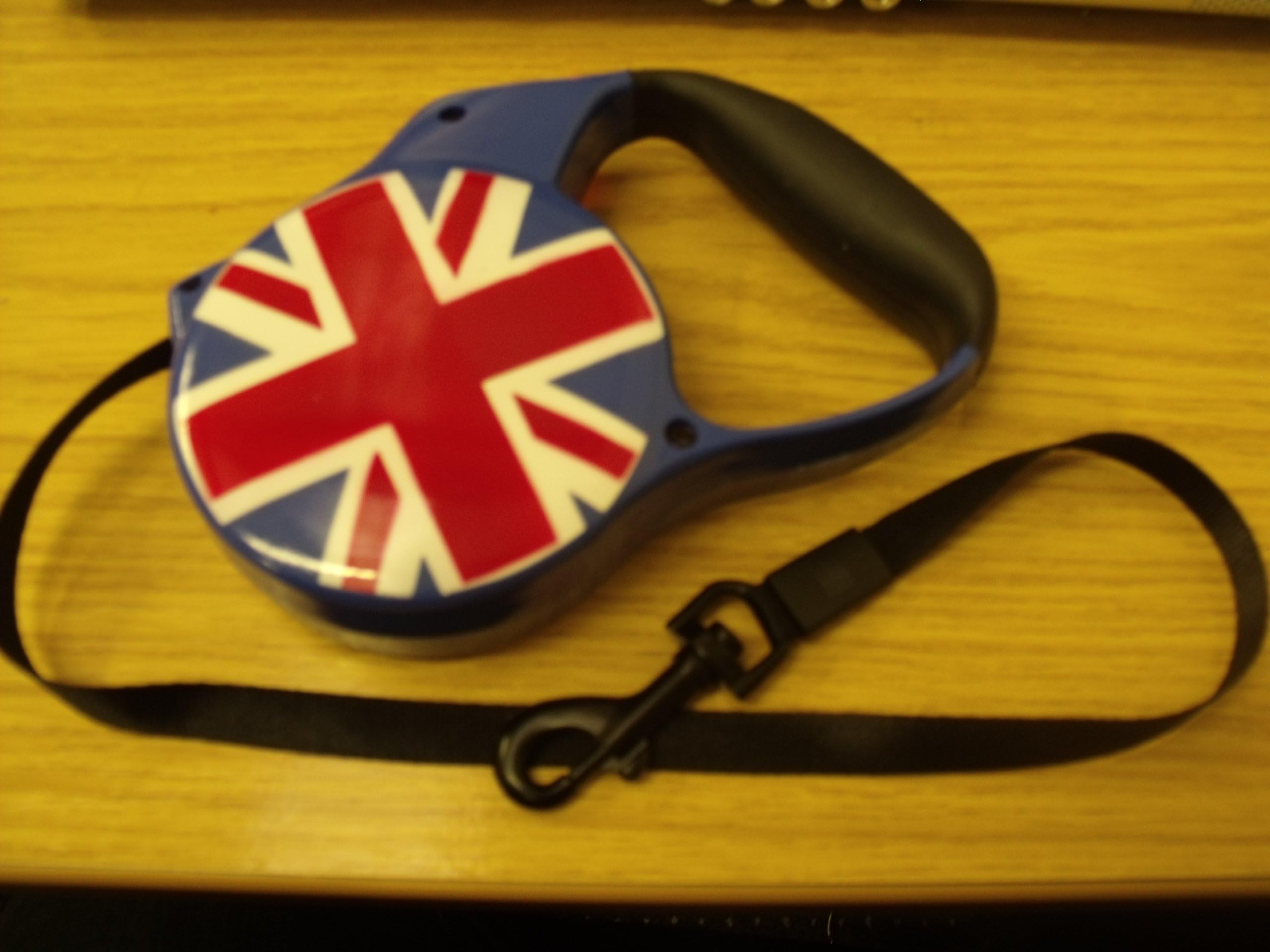 Union Jack Flag 3M Retractable Dog Lead