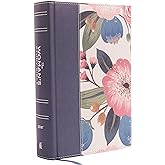 NIV, The Woman's Study Bible, Cloth over Board, Blue Floral, Full-Color, Red Letter: Receiving God's Truth for Balance, Hope, and Transformation