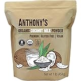 Anthony's Organic Coconut Milk Powder, 1 lb, Gluten Free, Vegan & Dairy Free, Creamer Alternative, Keto Friendly