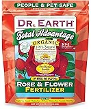 Dr. Earth 702P Organic 3 Rose & Flower Fertilizer in Poly Bag, 4-Pound