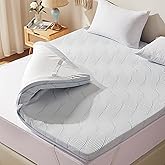 Eiayeebil 3 Inch Mattress Topper Full, Dual Layer Full Size Gel Memory Foam Mattress Pad with Removable Cover, Soft Mattress