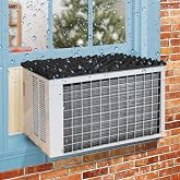 Magnetic Air Conditioner Drip Cushion, 23.6"x16.9" Window AC Rain Cover | Removable Air Conditioner Top Pad for Stop Dropping Noise of Water Drpping, Cuttable AC Foam Pad for Iron Surface
