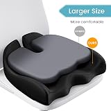 A-Pce Large Memory Seat Cushion for Office Chair Black view 2