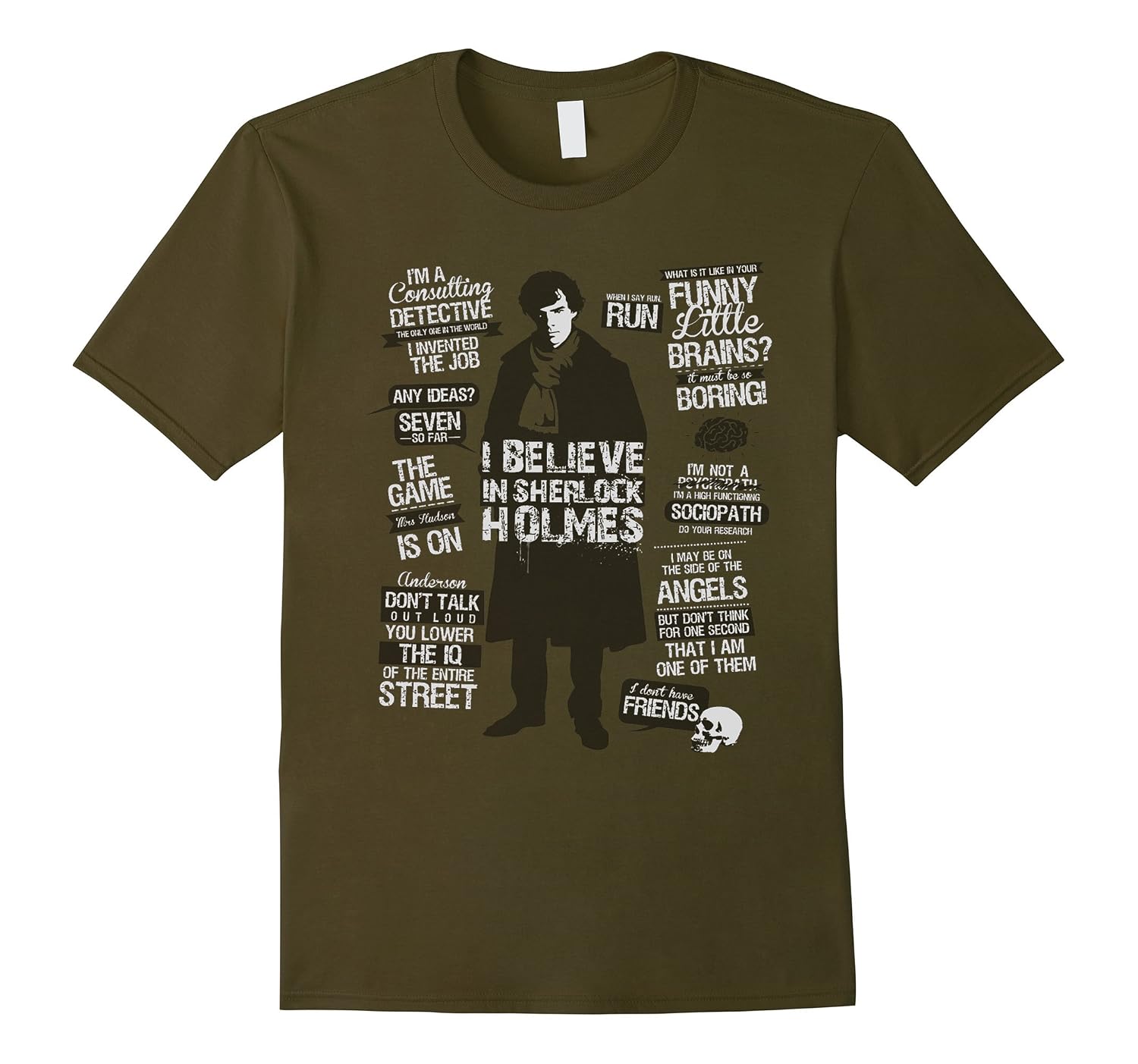 I believe in Sherlock tshirt-BN – Banazatee