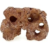 ALEGI Large Aquarium Decoration Hideouts Resin Rock Mountain Hideaway Cave | Artificial Sea Coral Fish Tank Decoration