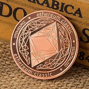 Amazon.com: Peyan 10pcs Ethereum (ETH) Coin,Line Embossed ...