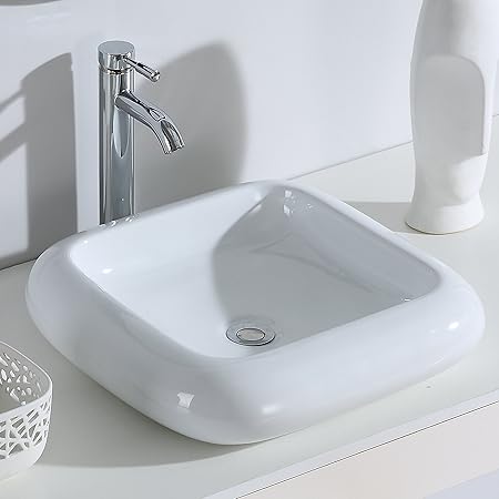 Eridanus Wash Basin Sink Series Willow Modern Ceramic Wash