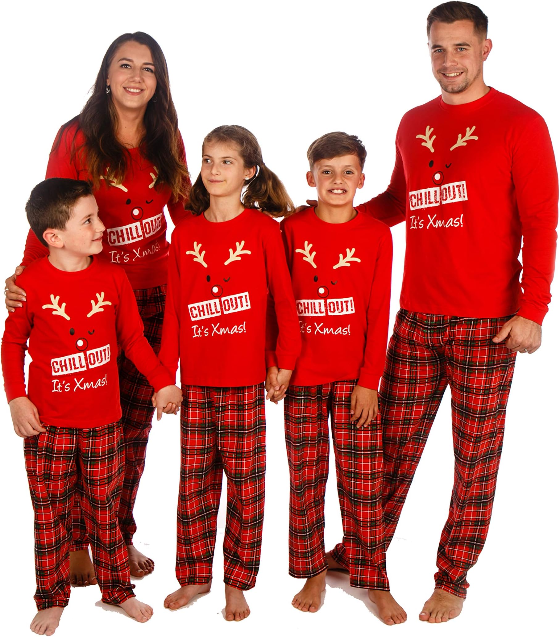 Christmas Family Matching Pyjamas Mens Ladies Boys Girl Baby Childrens