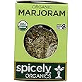 Spicely Organic Marjoram Whole 0.1 Oz Certified Gluten Free