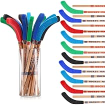 18 Hockey Stick Pencils With Erasers - Sports Themed School Supplies