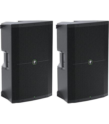 Amazon.com: Pair of Mackie SRT215 1600W Powered PA Speaker with 15