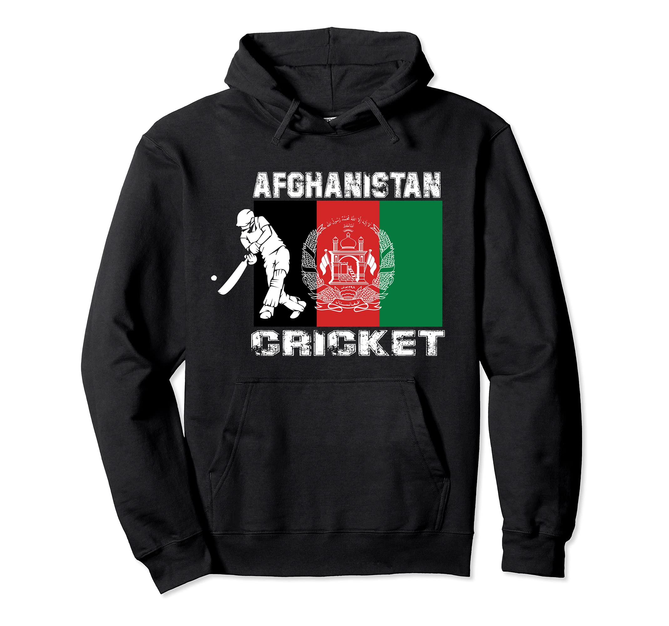 Afghanistan Cricket Batsman Batting International Fan Tee Pullover Hoodie