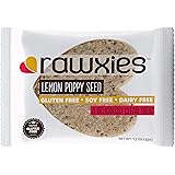 Rawxies Lemon Poppy Seed Nutritious Cookie Bars, Gluten Free, Vegan, 12 count box