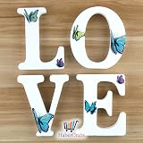 Habercrafts Large Wooden MDF Letter S 13cm High Capital Letter view 4