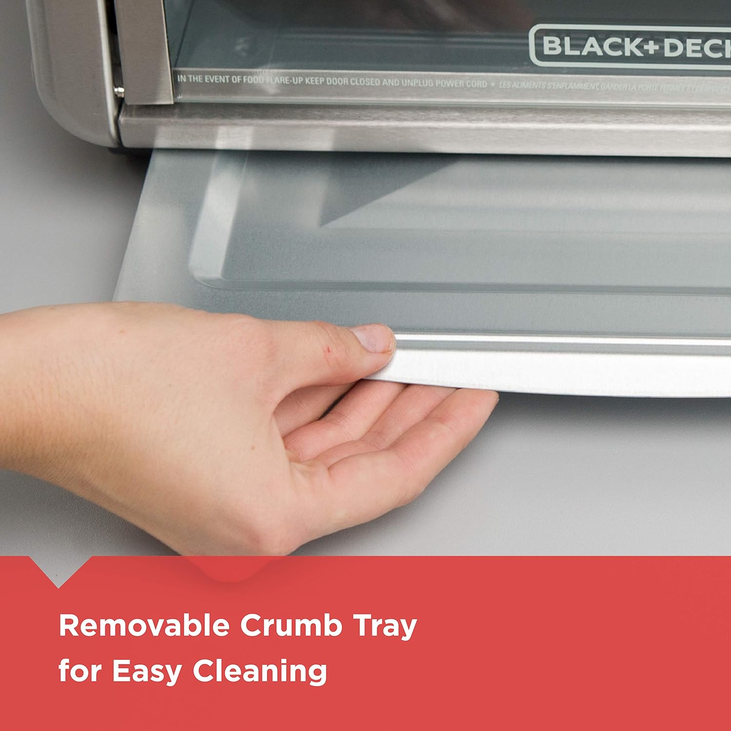 BLACK+DECKER Countertop Convection Toaster Oven, Silver, CTO6335S: Toaster Ovens: Kitchen & Dining