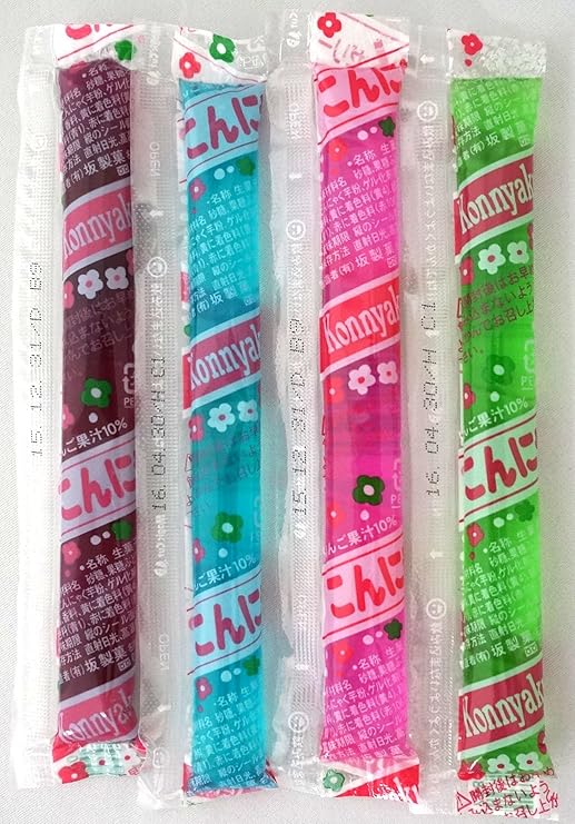Konjac Jelly 50 Packages Japanese Famous Junk Food Snack Dagashi Grocery