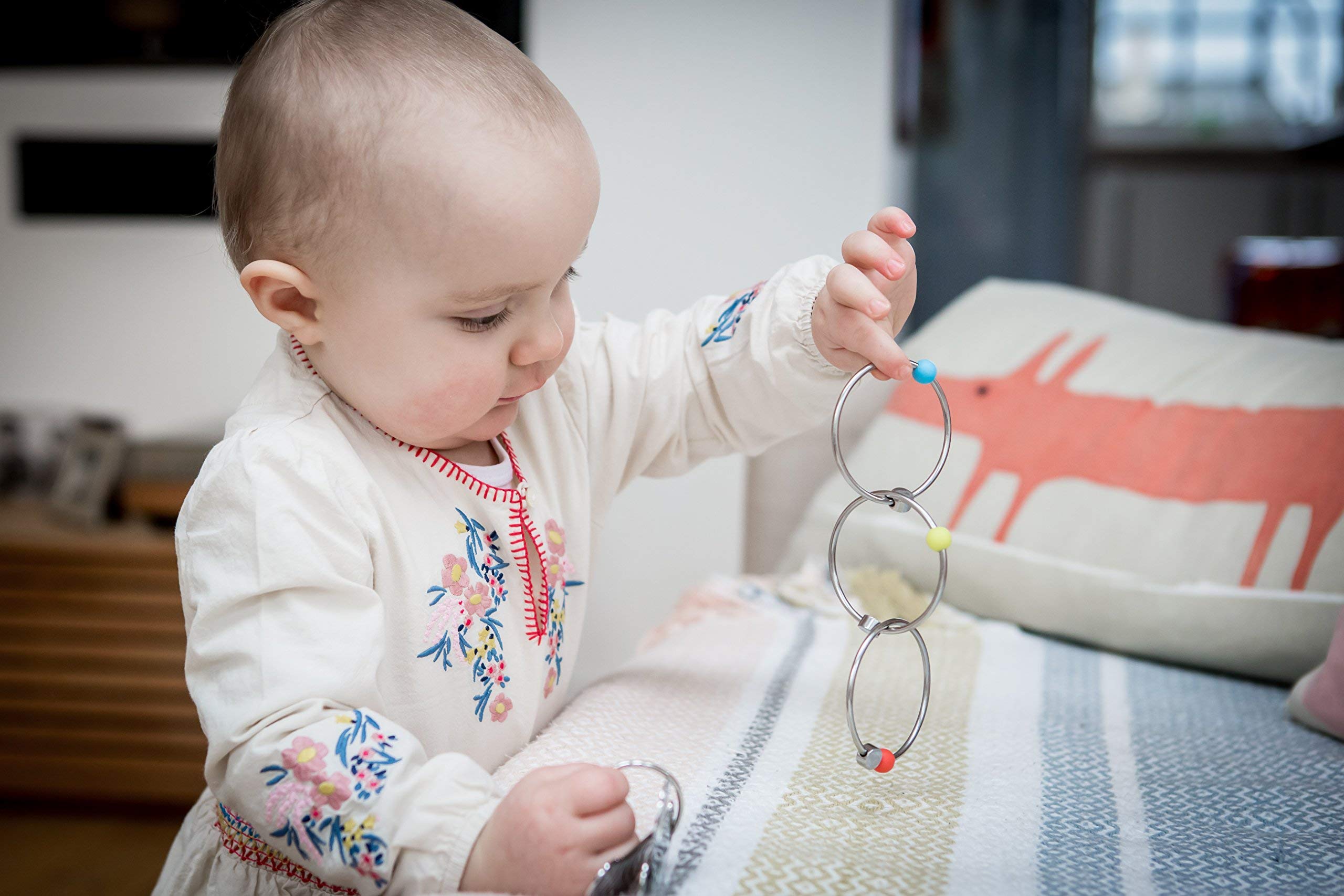 stainless steel teething ring