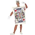 Rubies Men's Playing Card King of Hearts Adult Costume for Themed Parties and Halloween, As Shown, One Size US