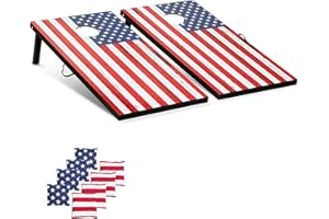 SPORT BEATS Cornhole Board Set Cornhole Games for Adults Portable Choose Regulation or Tailgate Size