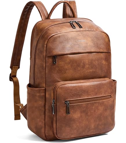 Amazon.com: Mroede Leather Laptop Backpack for Women,Leather  display picture 2